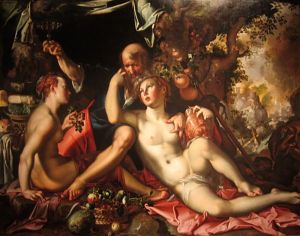I'm not even getting into Lot and his daughters. YOU'RE WELCOME. (Painting by Joachim Wtewael, 1595, entitled "Lot and his Daughters."
