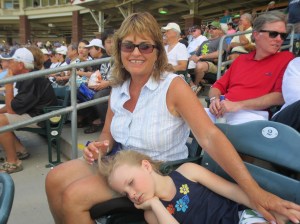 Charlene with my niece, Maddy. 2013. I love her smile.
