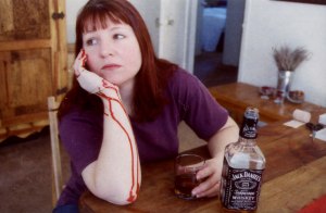 Alyssa Bostwick in the PR shot for Impact's 2002 production of Scab, by Sheila Callaghan. Photo by Cheshire Isaacs.