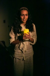 Arisa Bega in Monica Byrne's What Every Girl Should Know at Impact Theatre. Photo by Cheshire Isaacs.