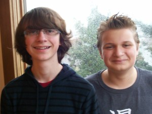 Jacob and Jonah, December 2012