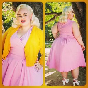 Indie model Sydney Sparkles, from her Instagram account, @aussieplussizebarbie