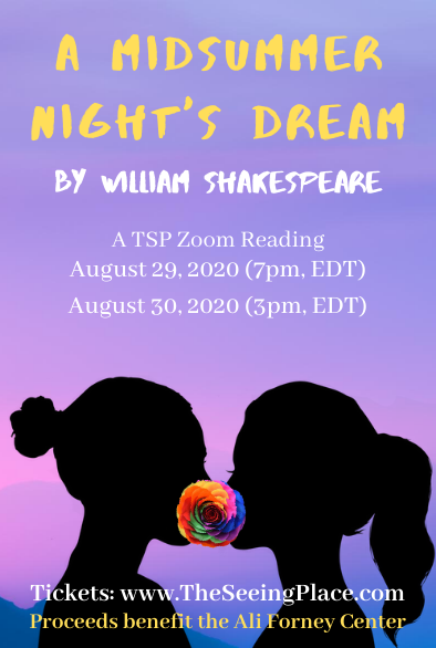 Pictured: The poster for the show depicts the silhouette of two women, facing each other closely, with a rainbow-colored rose covering where their lips meet.